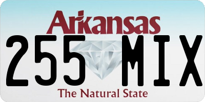 AR license plate 255MIX