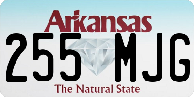 AR license plate 255MJG