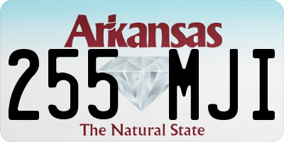 AR license plate 255MJI