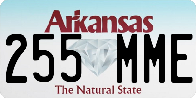AR license plate 255MME