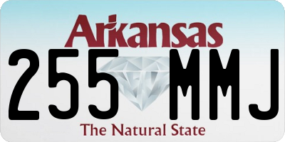 AR license plate 255MMJ