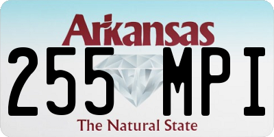 AR license plate 255MPI