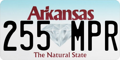 AR license plate 255MPR