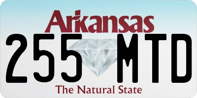 AR license plate 255MTD