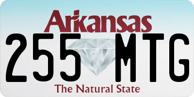 AR license plate 255MTG