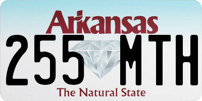 AR license plate 255MTH