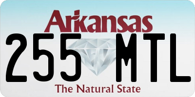 AR license plate 255MTL