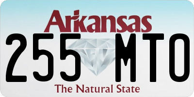 AR license plate 255MTO