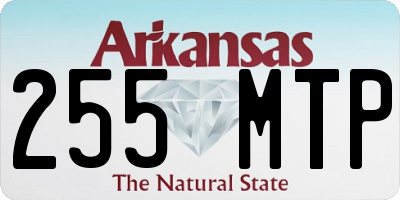 AR license plate 255MTP