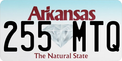 AR license plate 255MTQ