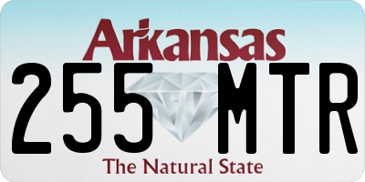 AR license plate 255MTR