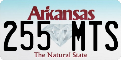 AR license plate 255MTS