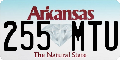 AR license plate 255MTU