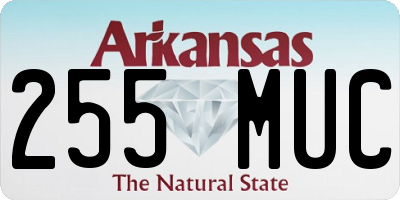 AR license plate 255MUC