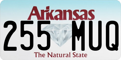 AR license plate 255MUQ