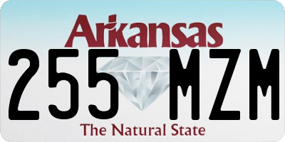 AR license plate 255MZM