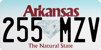 AR license plate 255MZV
