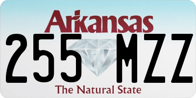AR license plate 255MZZ
