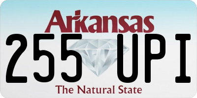 AR license plate 255UPI