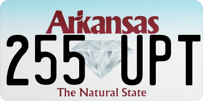 AR license plate 255UPT