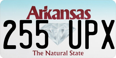 AR license plate 255UPX