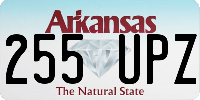 AR license plate 255UPZ
