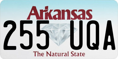 AR license plate 255UQA