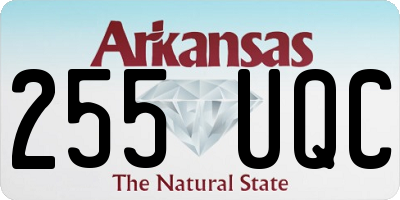 AR license plate 255UQC