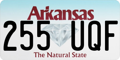 AR license plate 255UQF