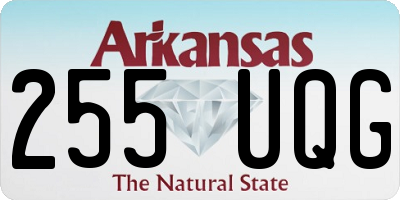 AR license plate 255UQG