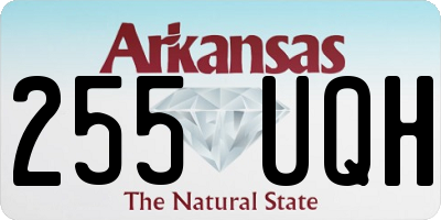 AR license plate 255UQH