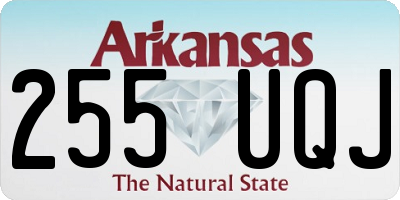 AR license plate 255UQJ