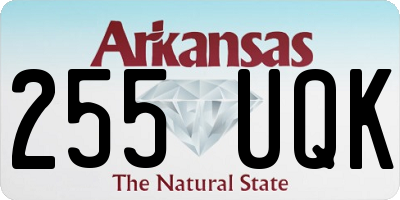 AR license plate 255UQK