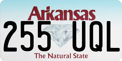 AR license plate 255UQL