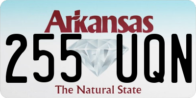 AR license plate 255UQN