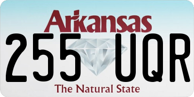 AR license plate 255UQR