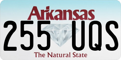 AR license plate 255UQS