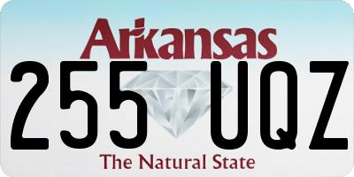 AR license plate 255UQZ