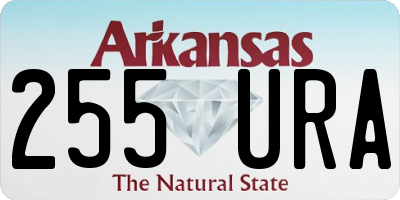 AR license plate 255URA