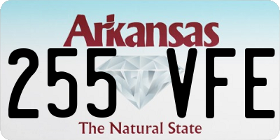 AR license plate 255VFE