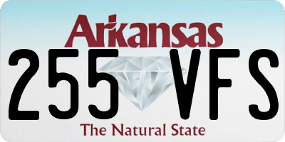 AR license plate 255VFS