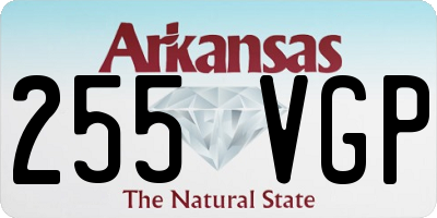 AR license plate 255VGP