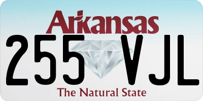 AR license plate 255VJL