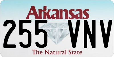 AR license plate 255VNV
