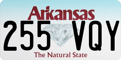AR license plate 255VQY
