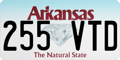 AR license plate 255VTD