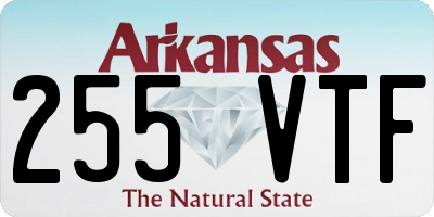 AR license plate 255VTF