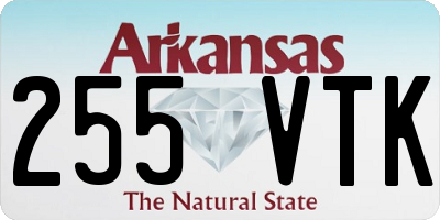 AR license plate 255VTK