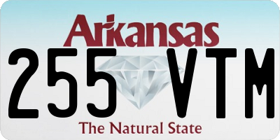 AR license plate 255VTM