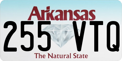 AR license plate 255VTQ